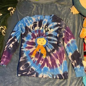 Coraline tie dye hoodie